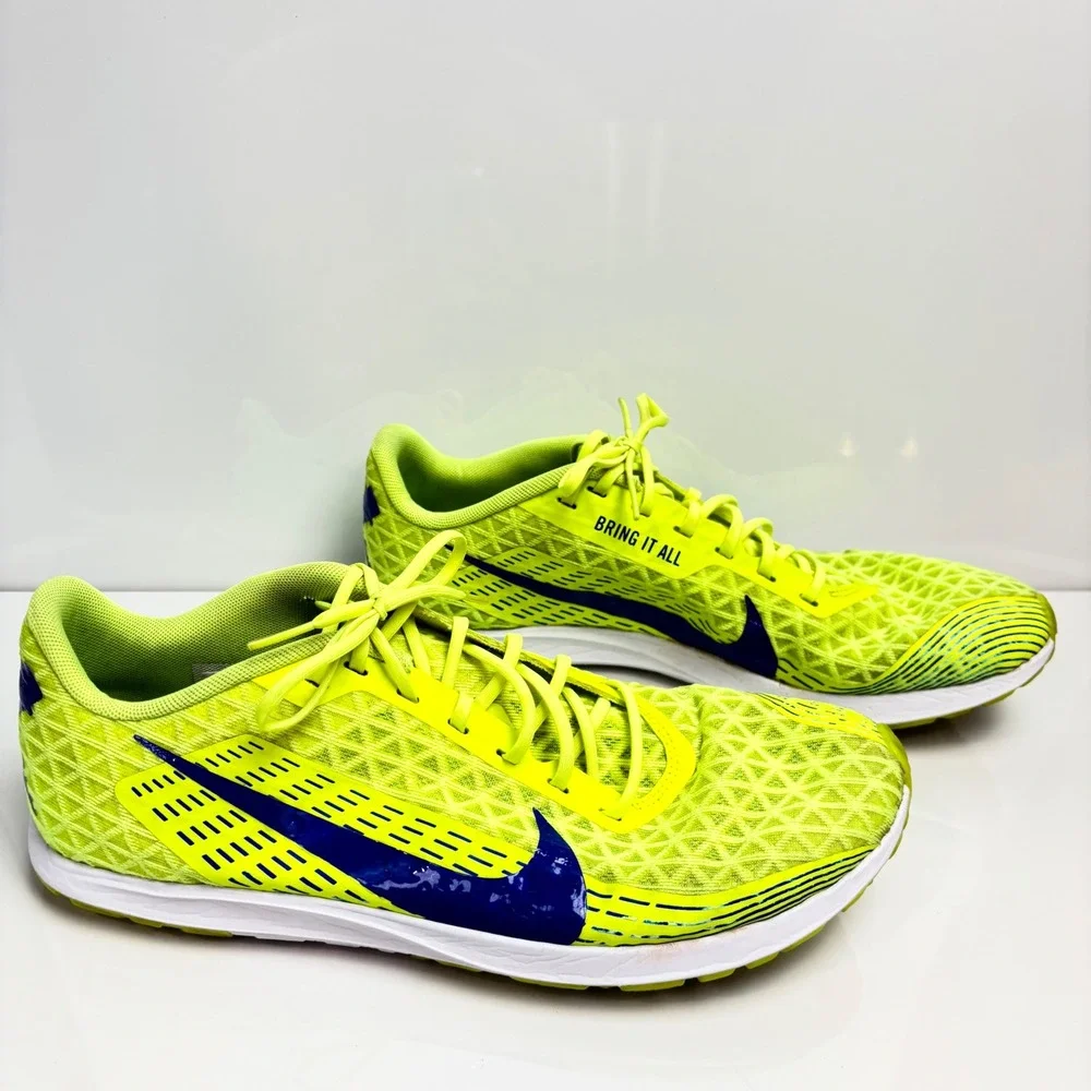 Nike Running Shoe Spikes Zoom Rival XC Cross Country Yellow Mens 10.5 Unisex